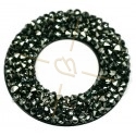 Swarovski Rocks Donut 30mm Metallic Silver