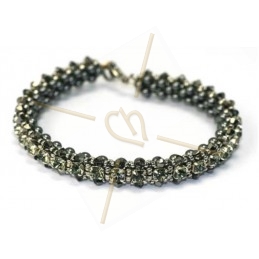 kit du bracelet "Nelsy" Gris fonce