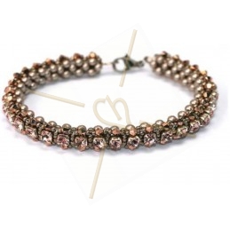 Kit van Armband "Nelsy" Rose Gold