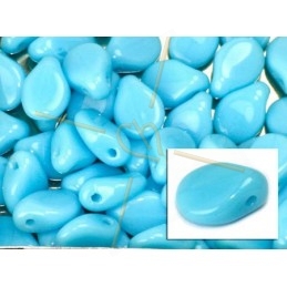 Pip-beads 5*7mm Opaque Aqua