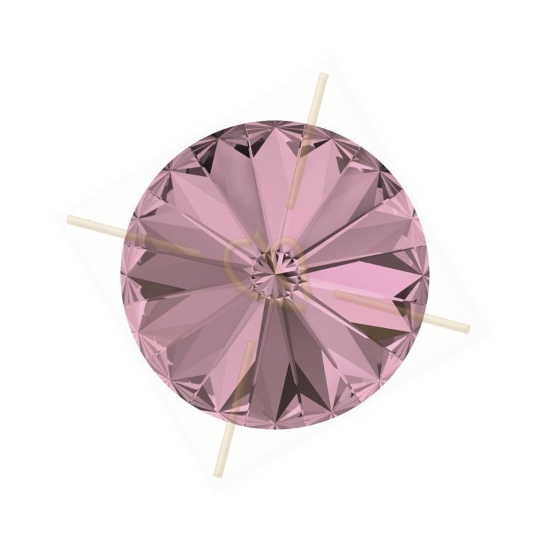 1122 - 08mm Rivoli Swarovski Antique Pink ANTP