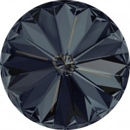 1122 - 12mm Rivoli Swarovski Graphite 253