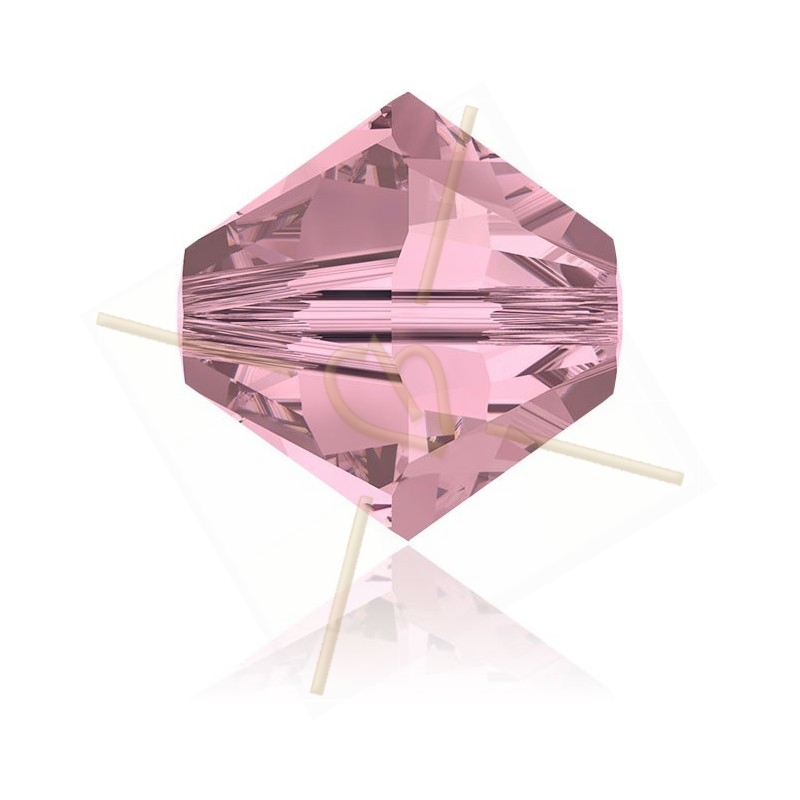 3mm Antique Pink Swarovski Toupie antp