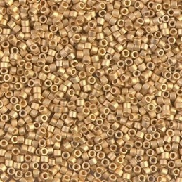 Delica Bright Gold metallic mat