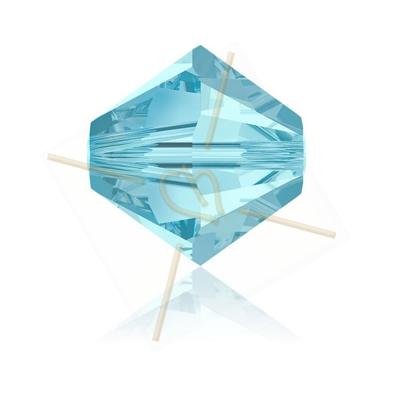 4mm Aquamarine Swarovski Tolletje 202