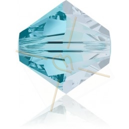 4mm Aquamarine satin Swarovski Tolletje 202satin