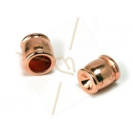 eindstuk 7*6mm houder voor SS19 rose gold