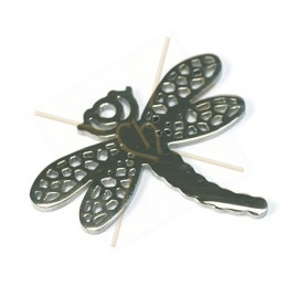 pendant steel "dragonfly" 33*39mm