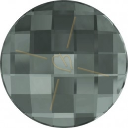 Swarovski chessboard rond 20mm BLACK DIAMOND