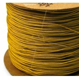 jaune moutarde polyester cordon 0.4mm