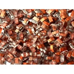 Half Tila Miyuki 5*2mm Crystal Sunset Matted