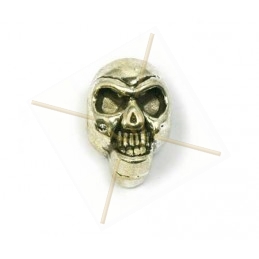 tussenstuk "skull" 13mm