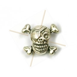 tussenstuk "skull 1-oog" 13mm