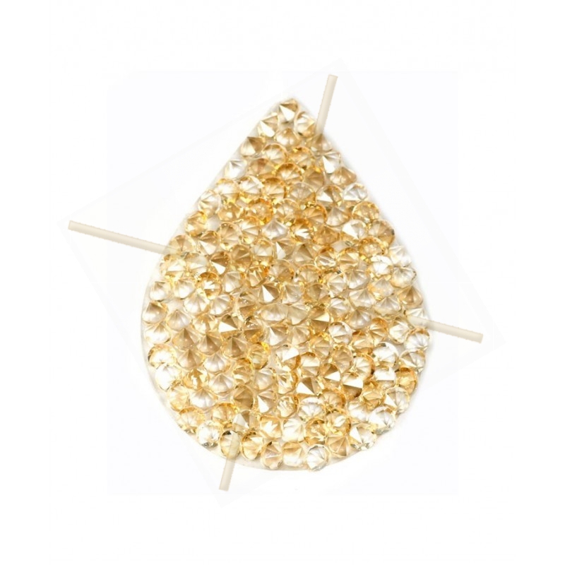 Swarovski Fine Rocks Drop 16*21mm Golden Shadow