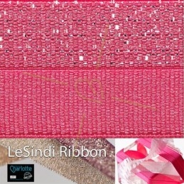 Elastic LeSindi ribbon 12mm Pink