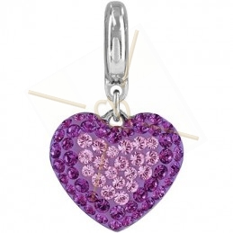 Becharmed Pave Heart 14mm...