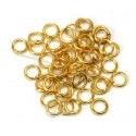 rondel open 5mm goud