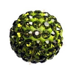 boule de strass 6mm smoked topaz