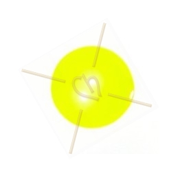 12mm Neon yellow Pearl
